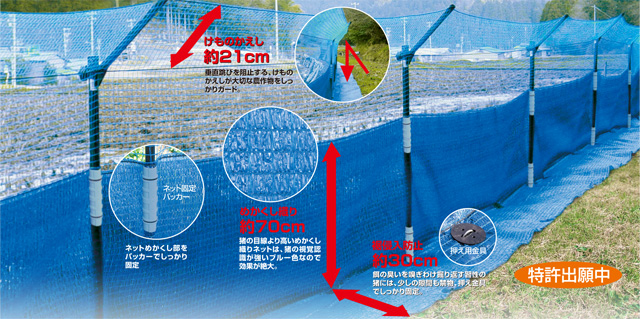 防鳥 防獣 ネトロンネット D-6 黒  620mm×30m 一巻き 菱目 タキロンシーアイ 雨どい 園芸 フェンス 侵入防止 獣害対策 保護 ネトロンシート - 1